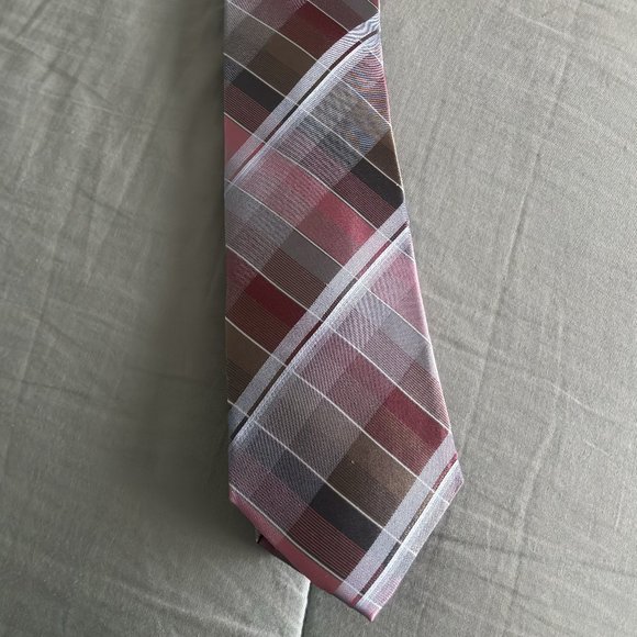 CK Calvin Klein Men's Warehouse X Long 100% Silk Tie - Picture 1 of 8